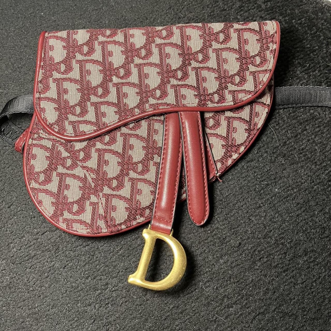 Christian Dior Women's Burgundy Bag Depop