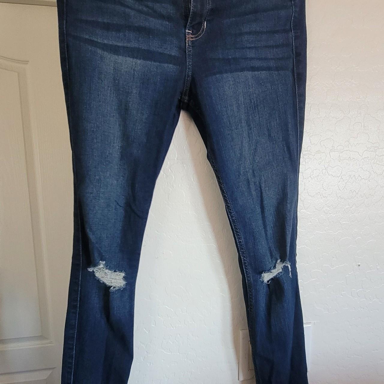 Hollister Jeans Size 5R Hollister Super Skinny High - Depop