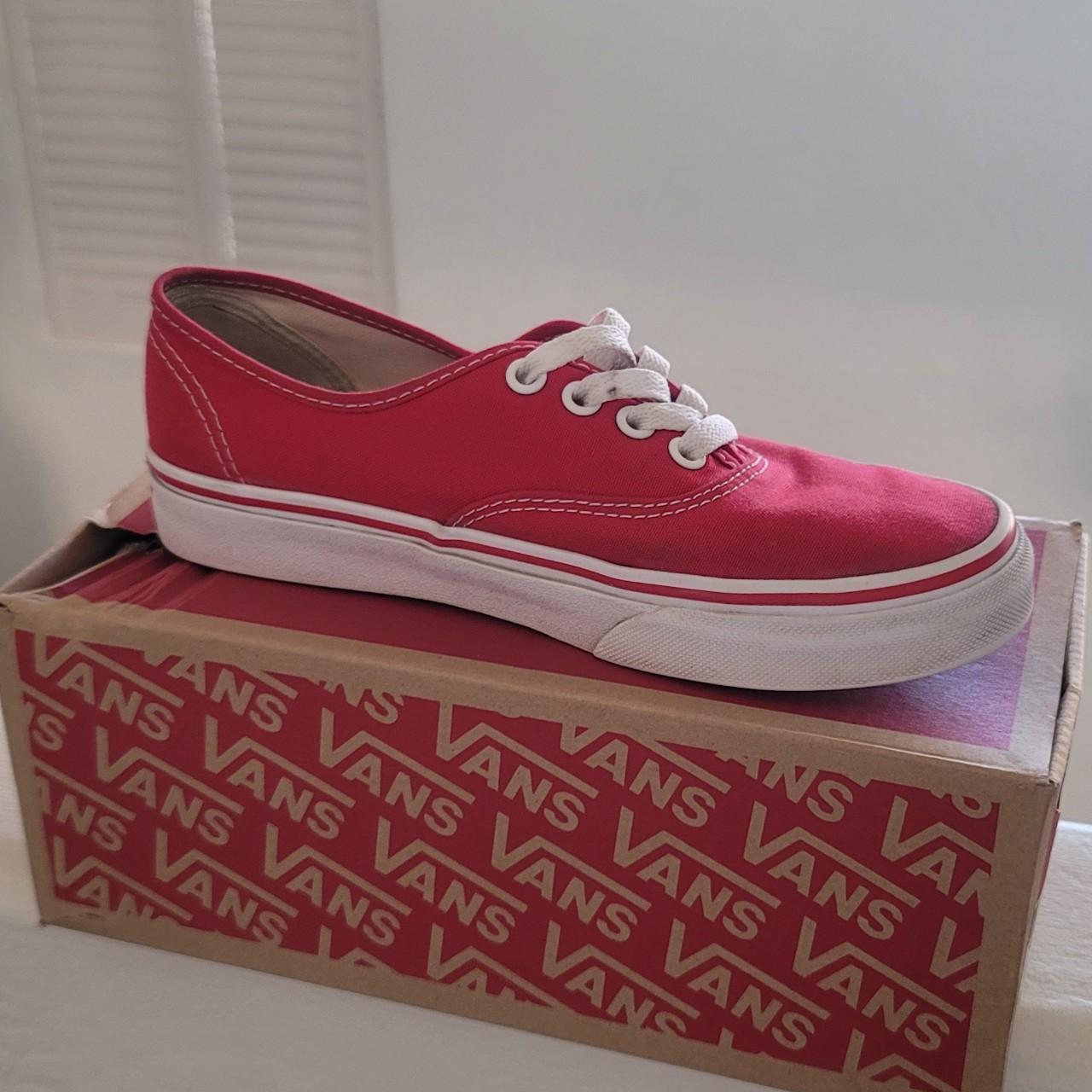 These red vans are in immaculate