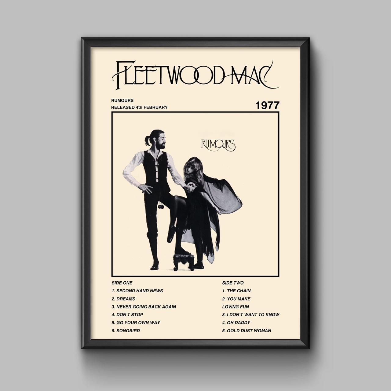 A3 Print Fleetwood Mac Rumours •prices 1x A4 Depop