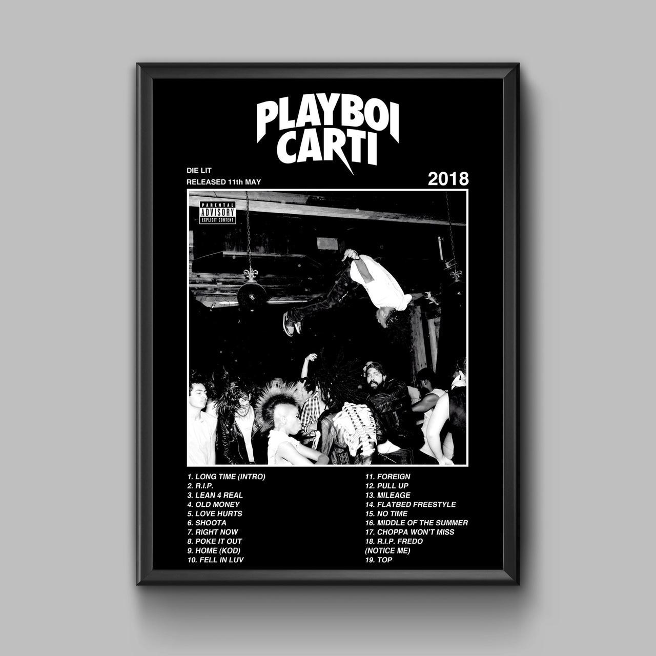 A3 Print Playboi Carti Die Lit •prices 1x A4 Depop