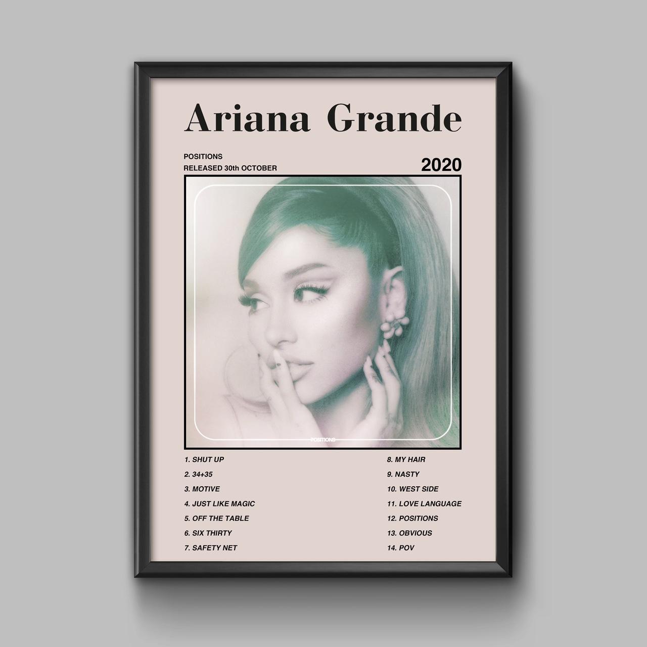 A3 PRINT // Ariana Grande - Positions. •PRICES 1x... - Depop