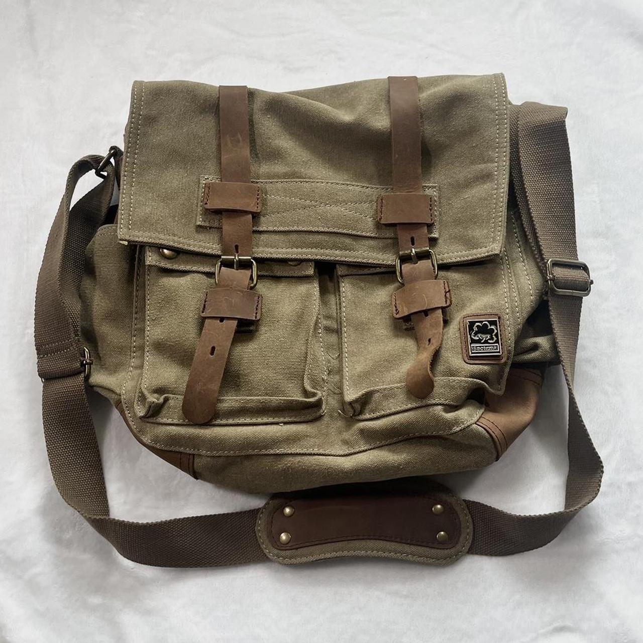 really cool cargo messenger bag great condition,... Depop