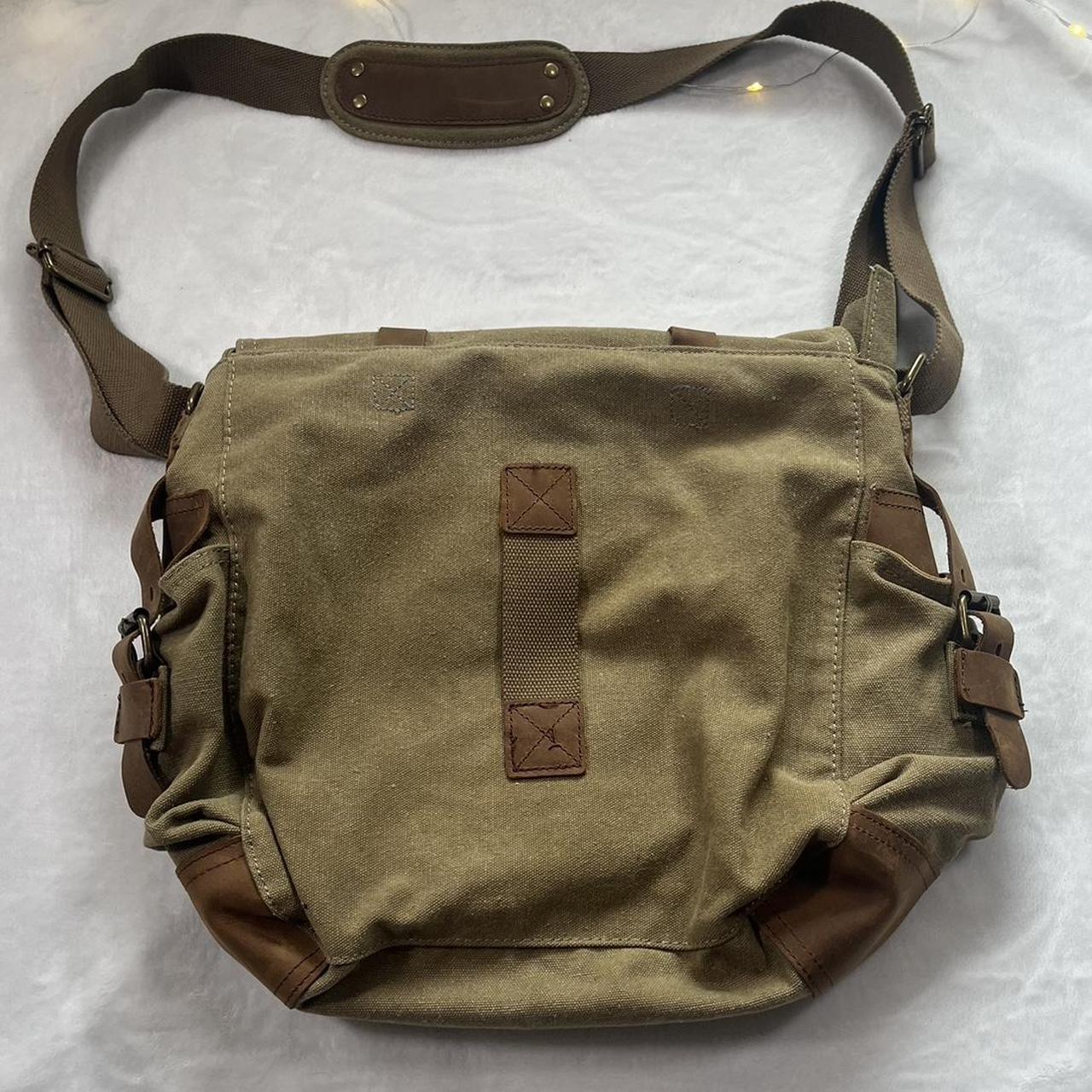 really cool cargo messenger bag great condition,... Depop