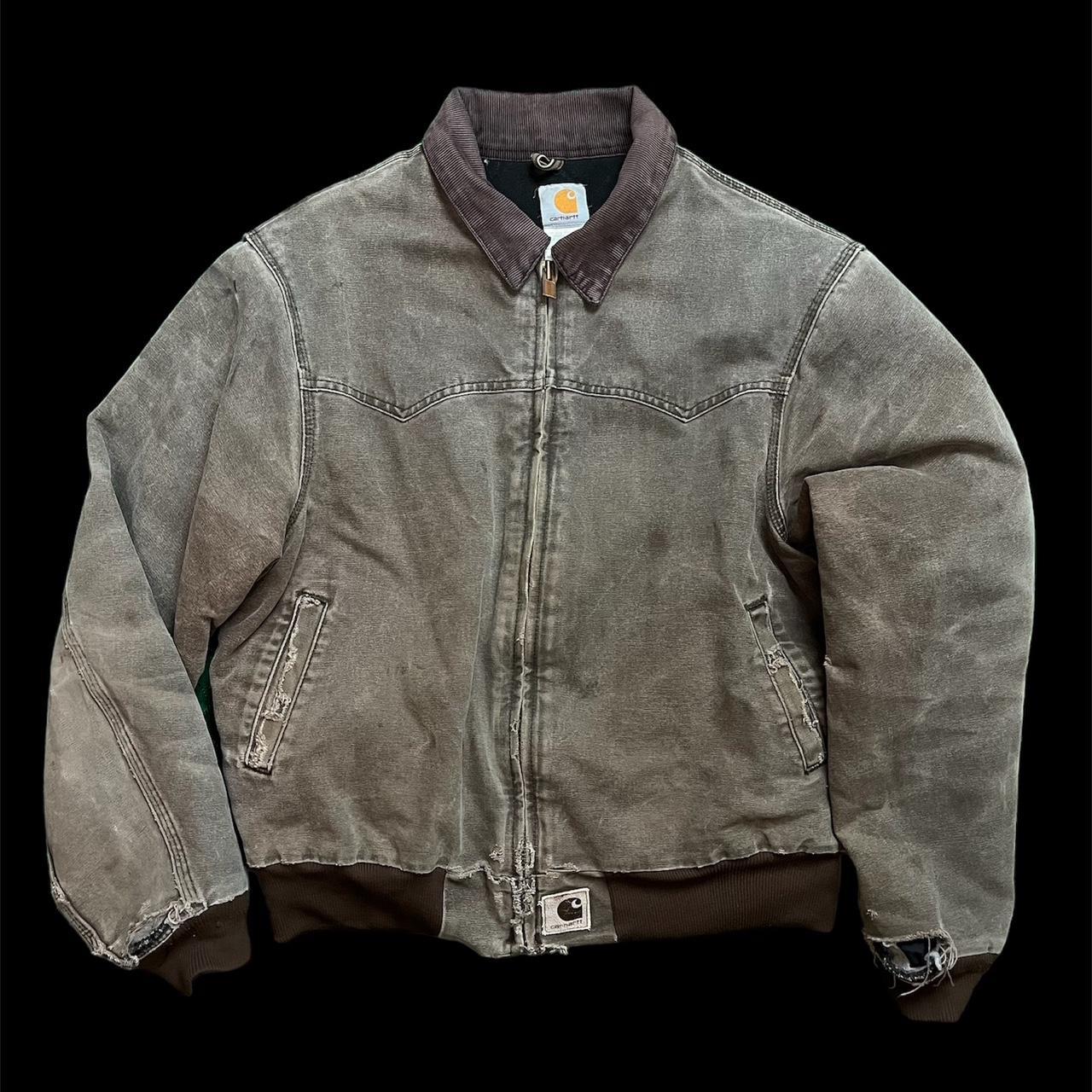 Carhartt duck hot sale bomber jacket