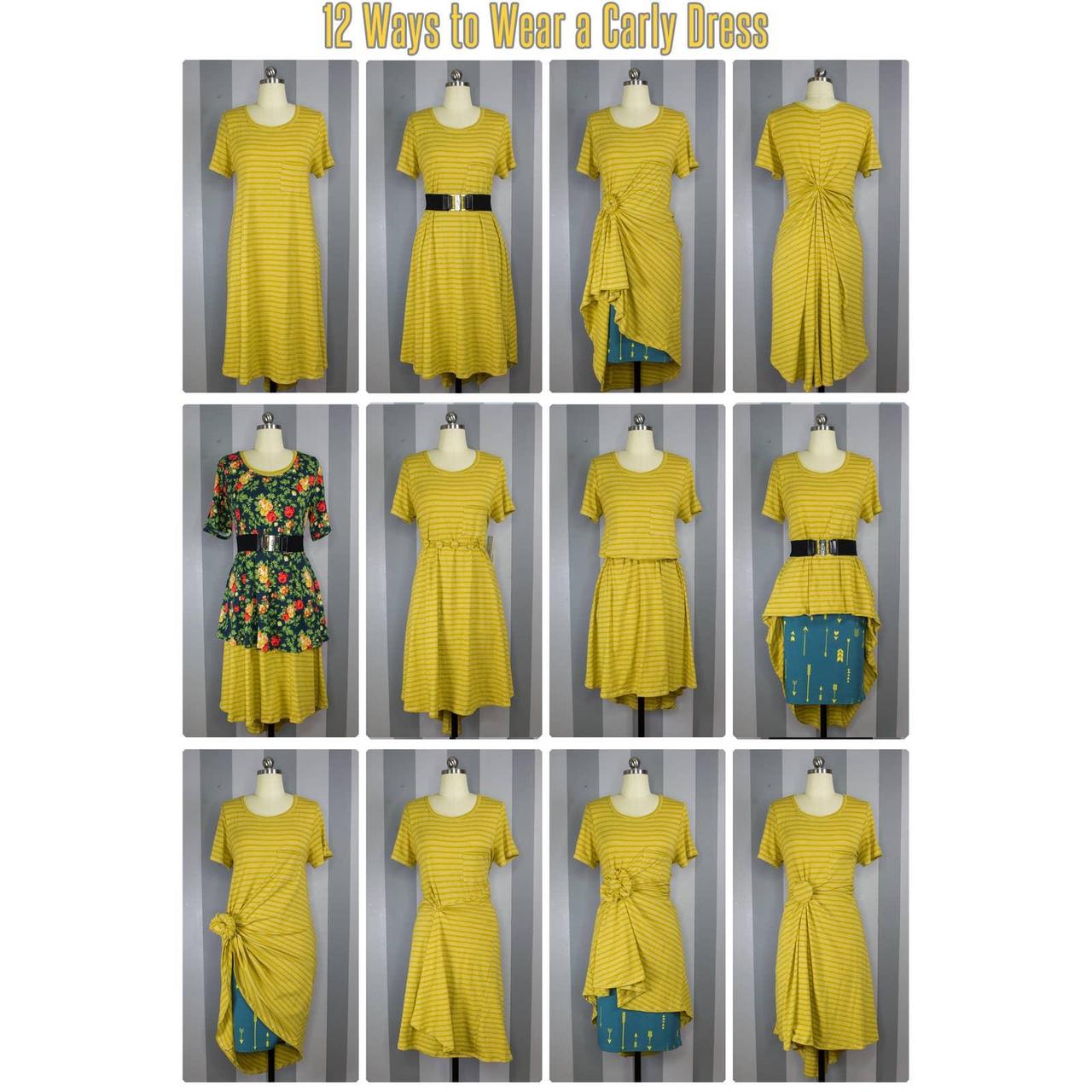 How to style a LuLaOe Carly Swing Dress 8 Ways
