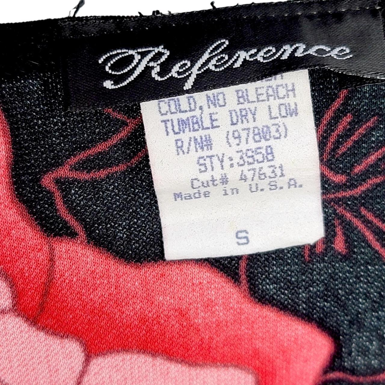 Source Unknown Women's Midi Skirt - Red/Black - S… - image 4