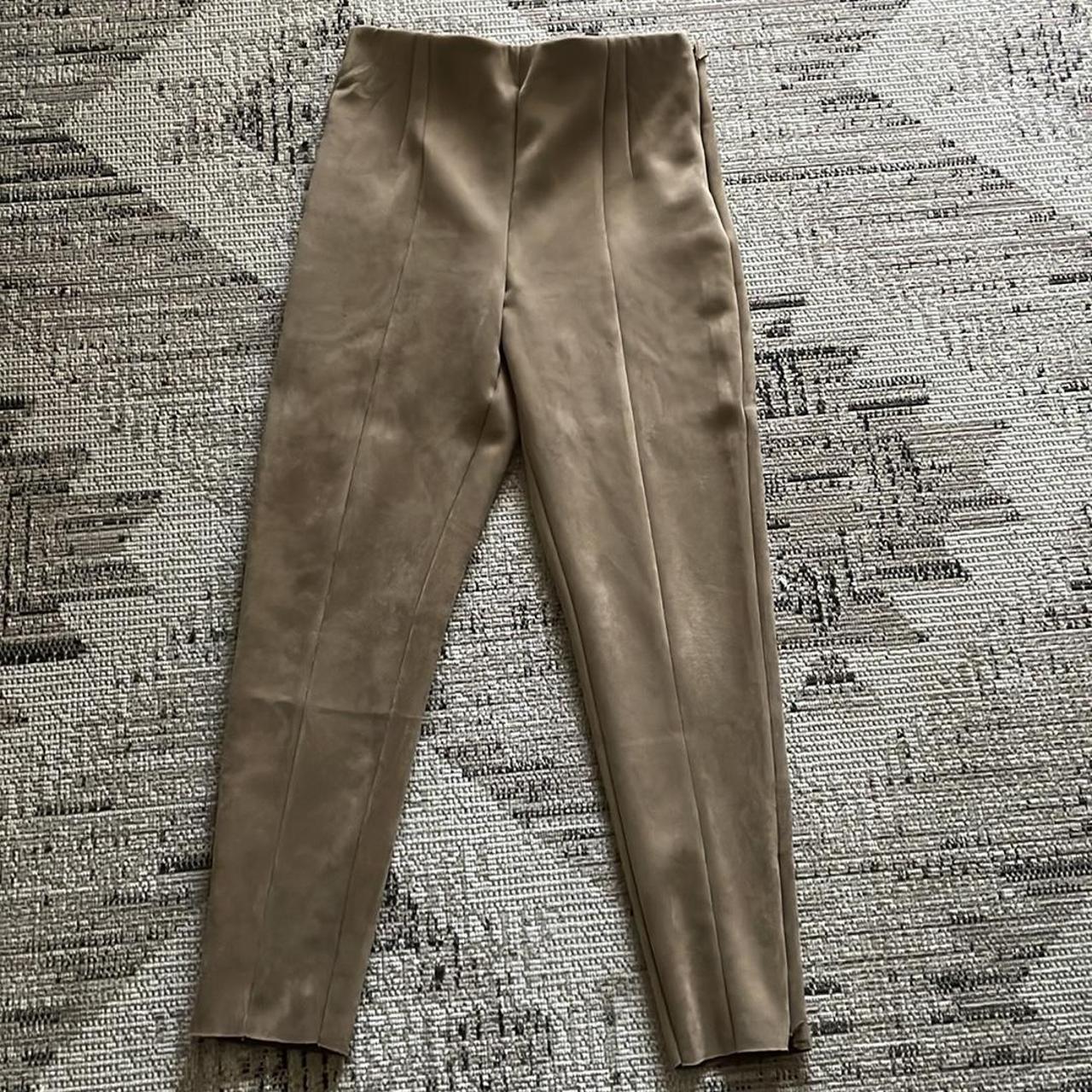 Zara hotsell suede trousers