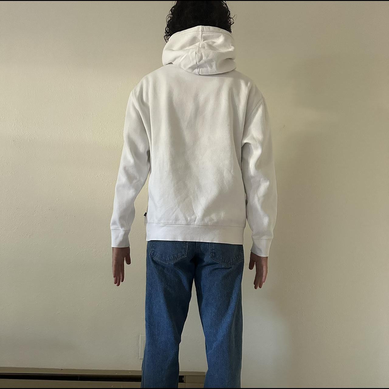 bleached aqua white nike hoodie