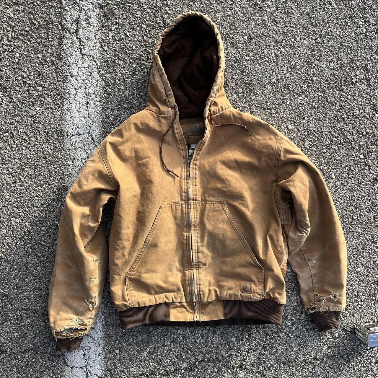 Carhartt like coat Berne brand size large Has some... Depop