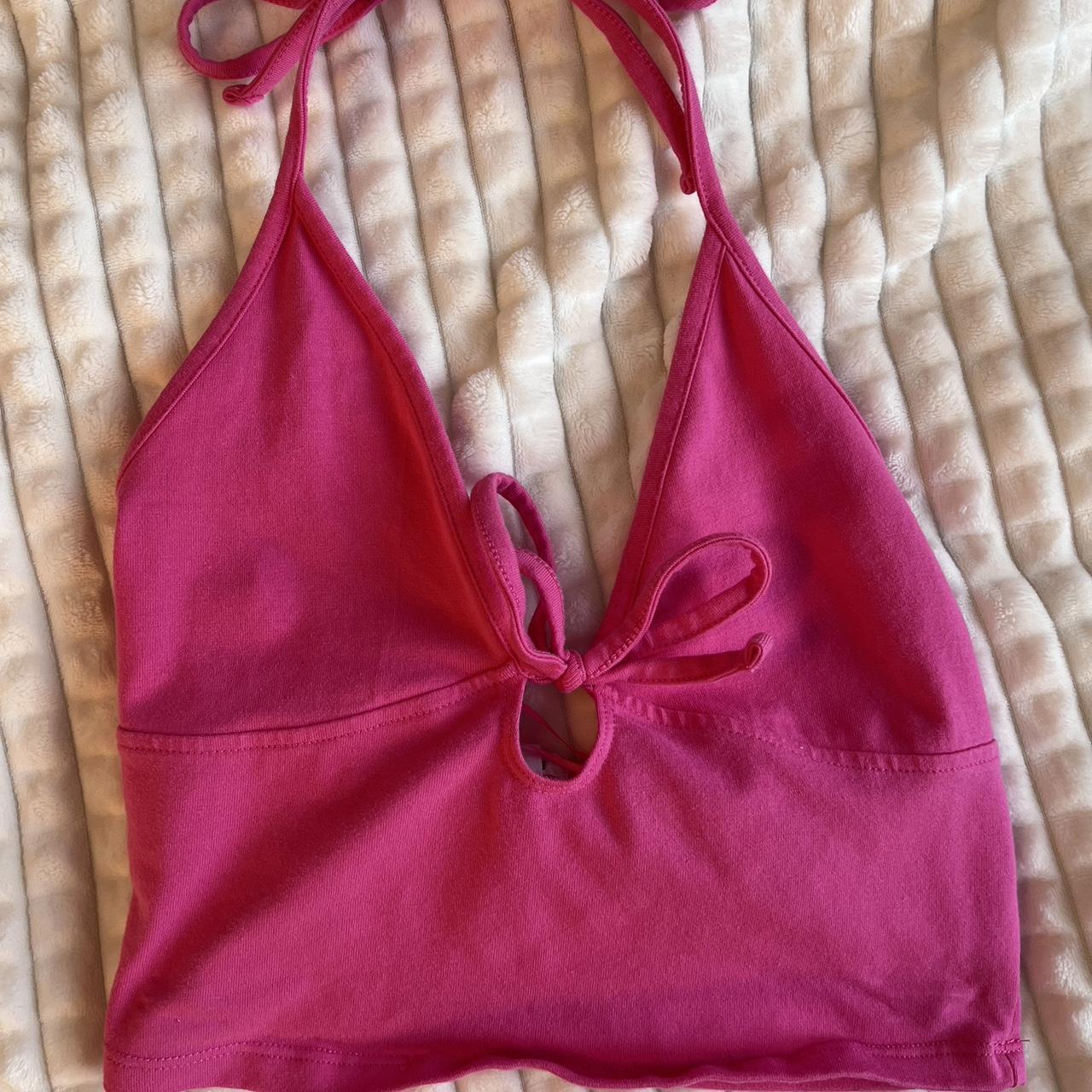 Garage Hot Pink Halter Top Pls Pay With Depop Depop 9992