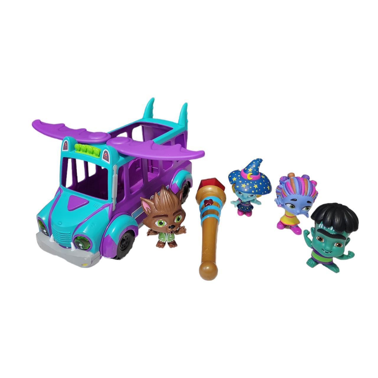 Super Monsters GrrBus Bus Toy Lights Sounds Music Depop