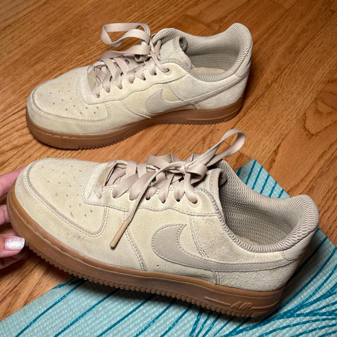 Nike Air Force 1 07 LV8 Suede women s sneakers in. Depop