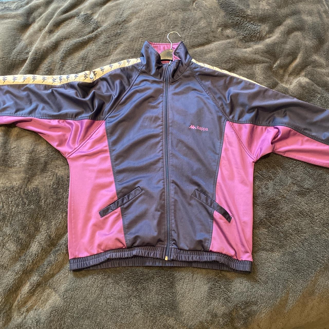 Pink kappa clearance track jacket