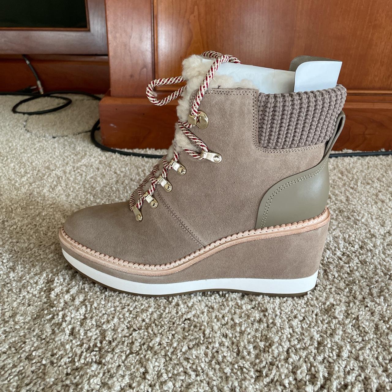 Kate spade hot sale wedge boots