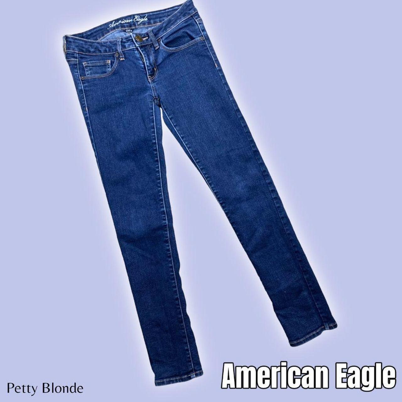Jeans American Eagle Skinny stretchy Dark wash... Depop