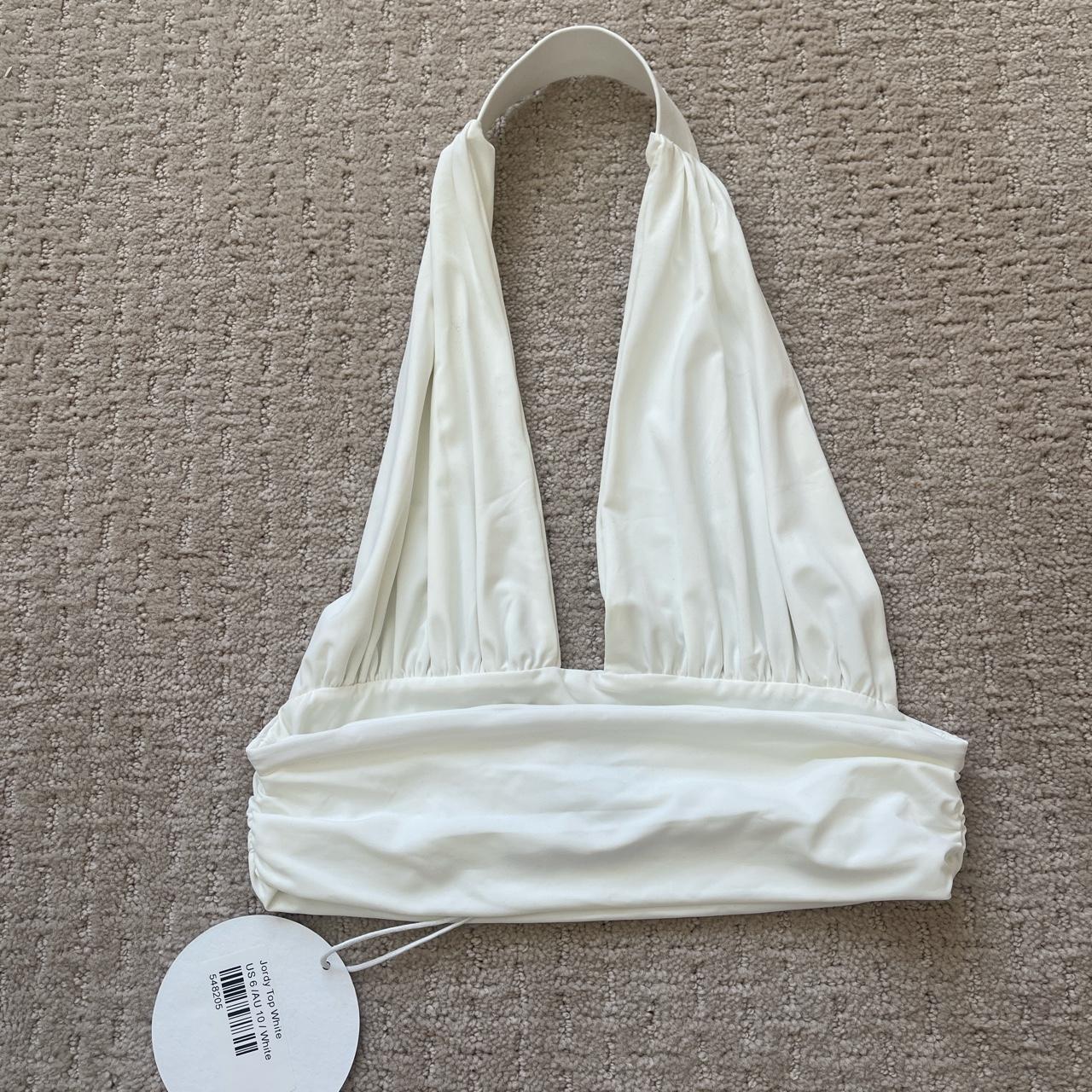 Princess Polly Women's White Crop-top | Depop