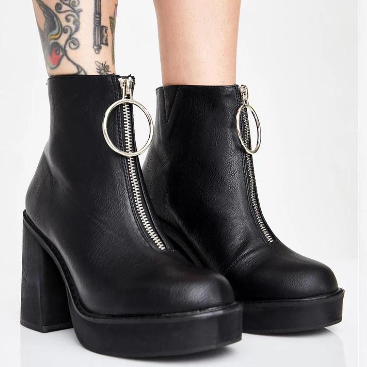 Dolls kill hot sale franky platform boots