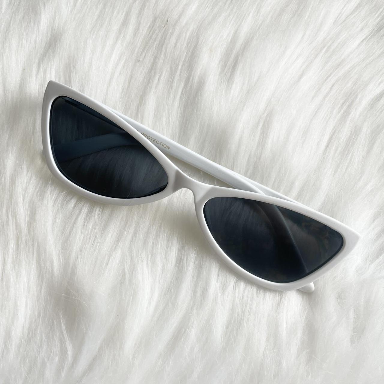 Womens Black And White Sunglasses Depop 1025