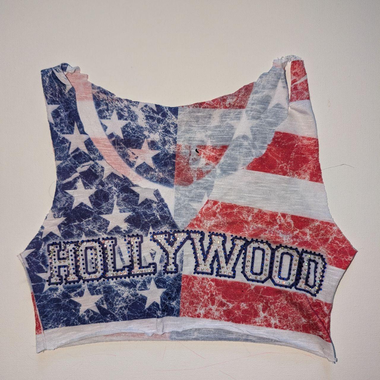 Source Unknown Women's Crop top - Multi/Red - S –… - image 1