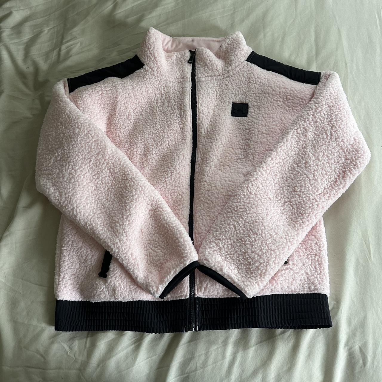 Under Armour Women's Sweatshirt Pink M – Pink Sherpa under