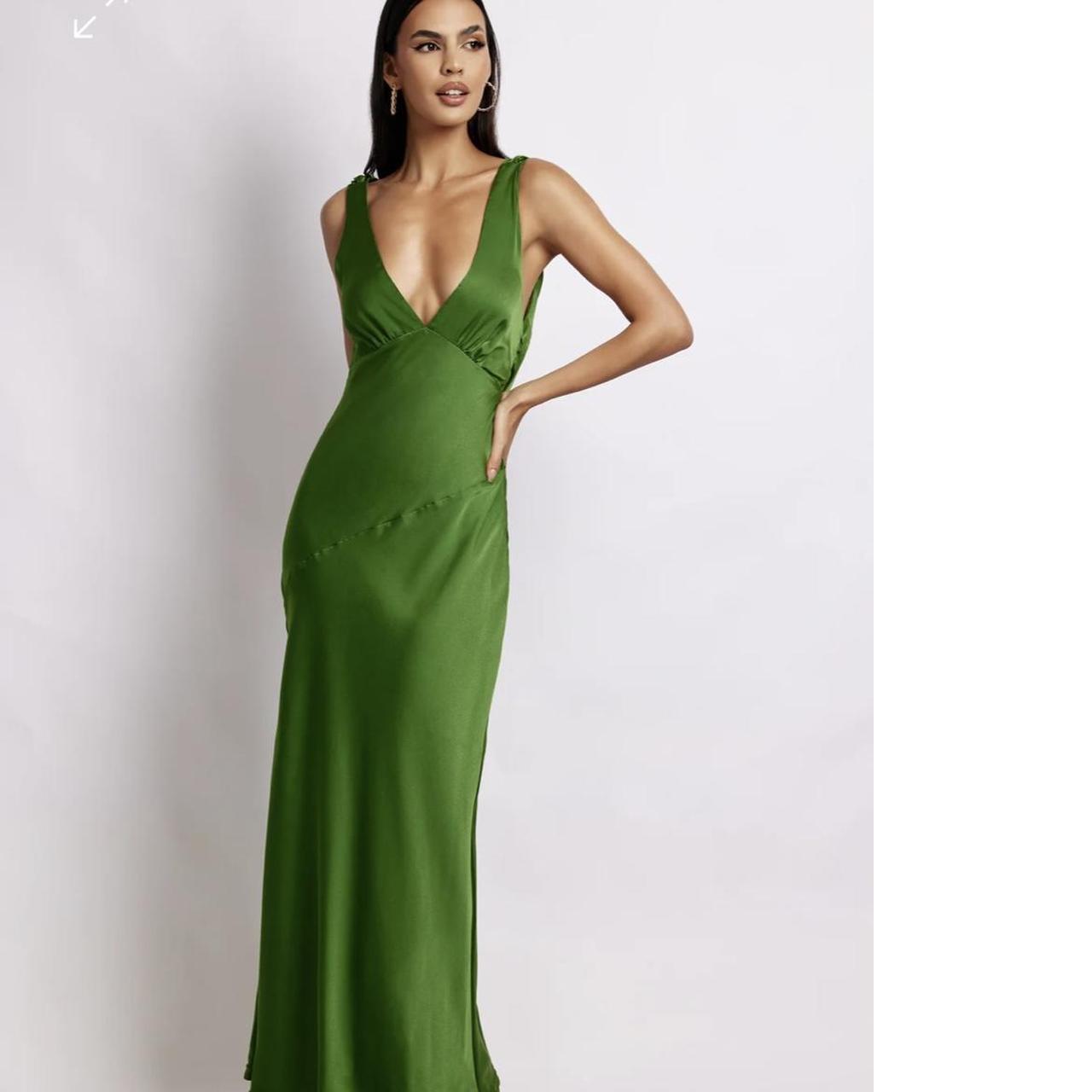 Meshki Nadia Dress Emerald NWT Original price... - Depop