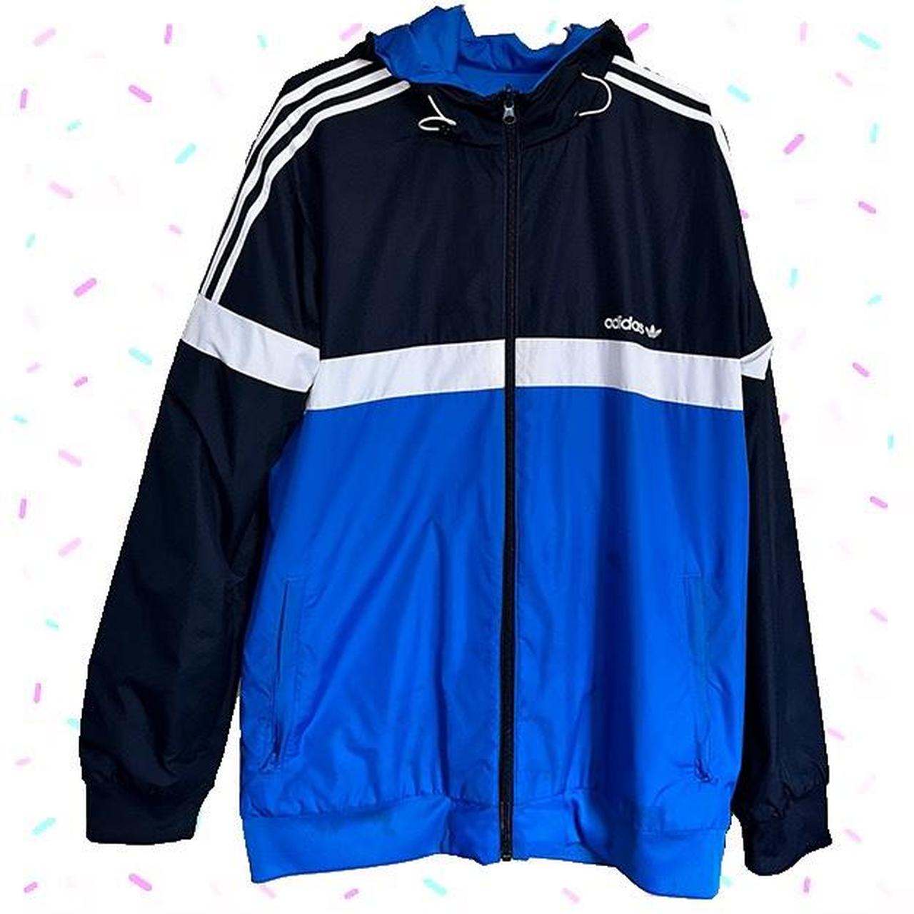 UO x Adidas Reversible Windbreaker Jacket Depop