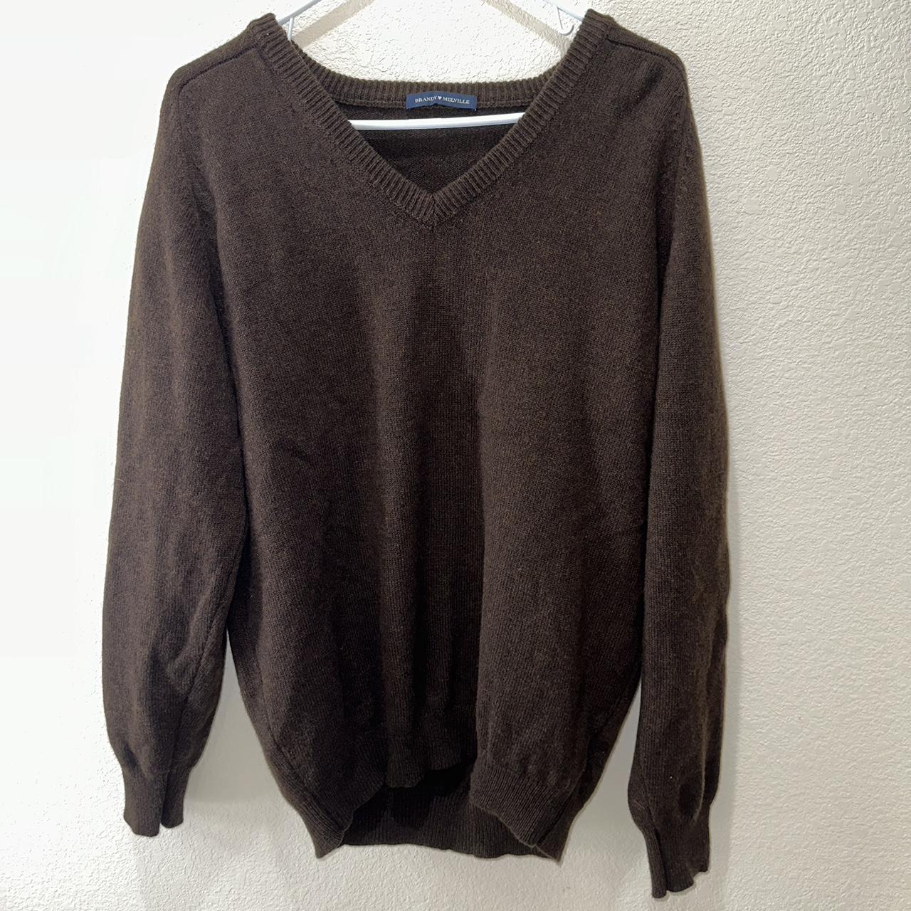 Brandy Melville Georgia Wool Sweater • knit wool... - Depop