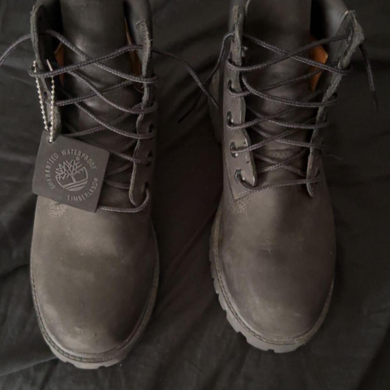 Grey timberlands size clearance 3