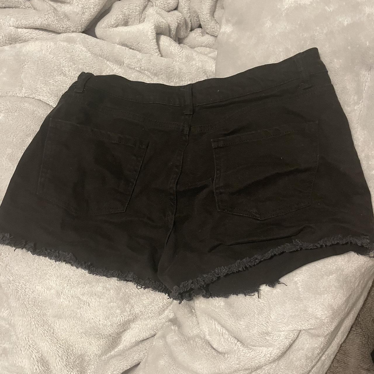 Women’s Primark Black Denim Shorts Size 10US/... Depop