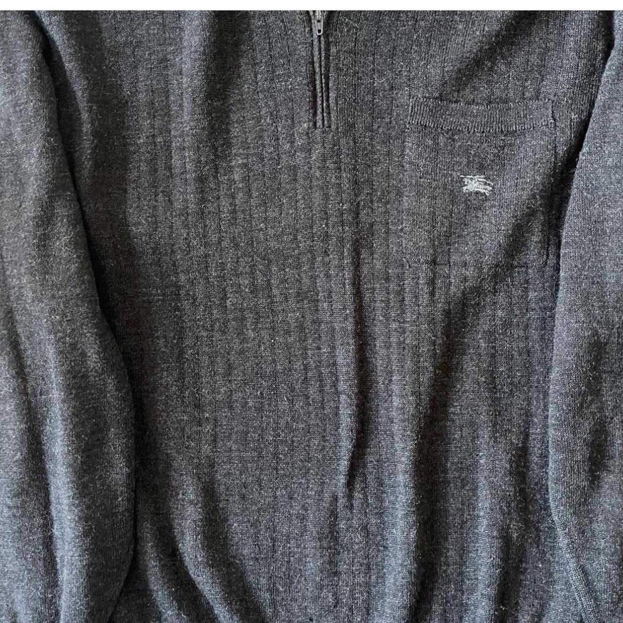 Burberry clearance grey jumper