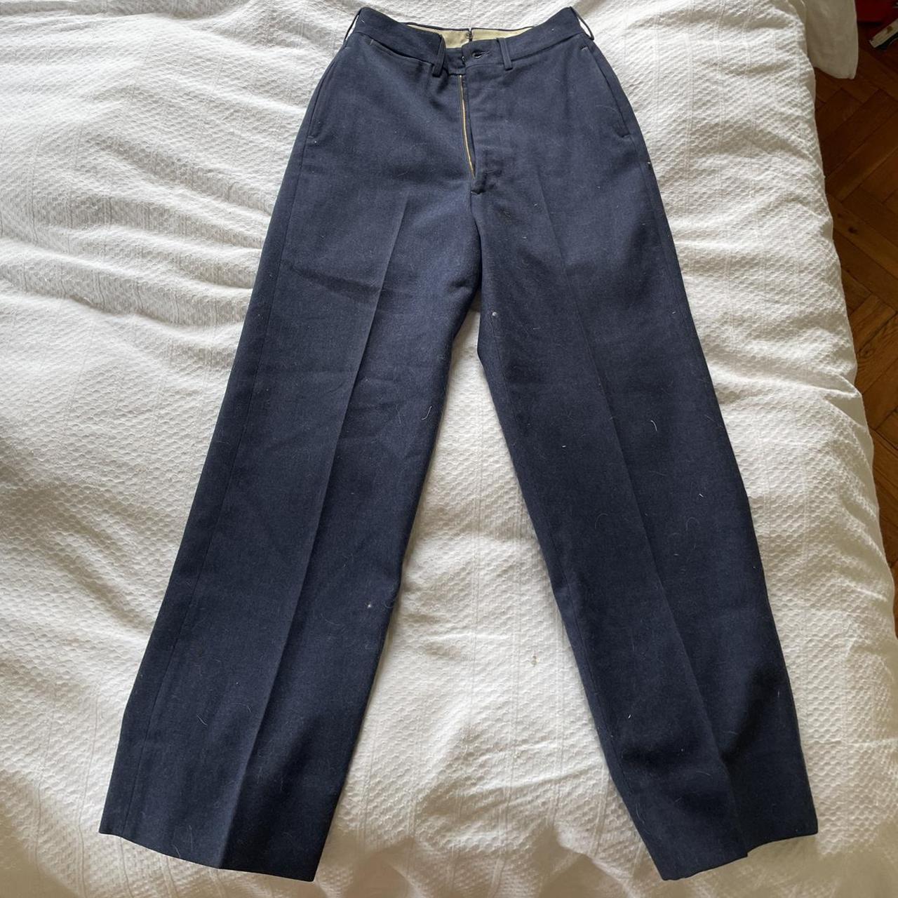 Vintage Military Wool Pants Waist Is Really A 26 27 - Depop