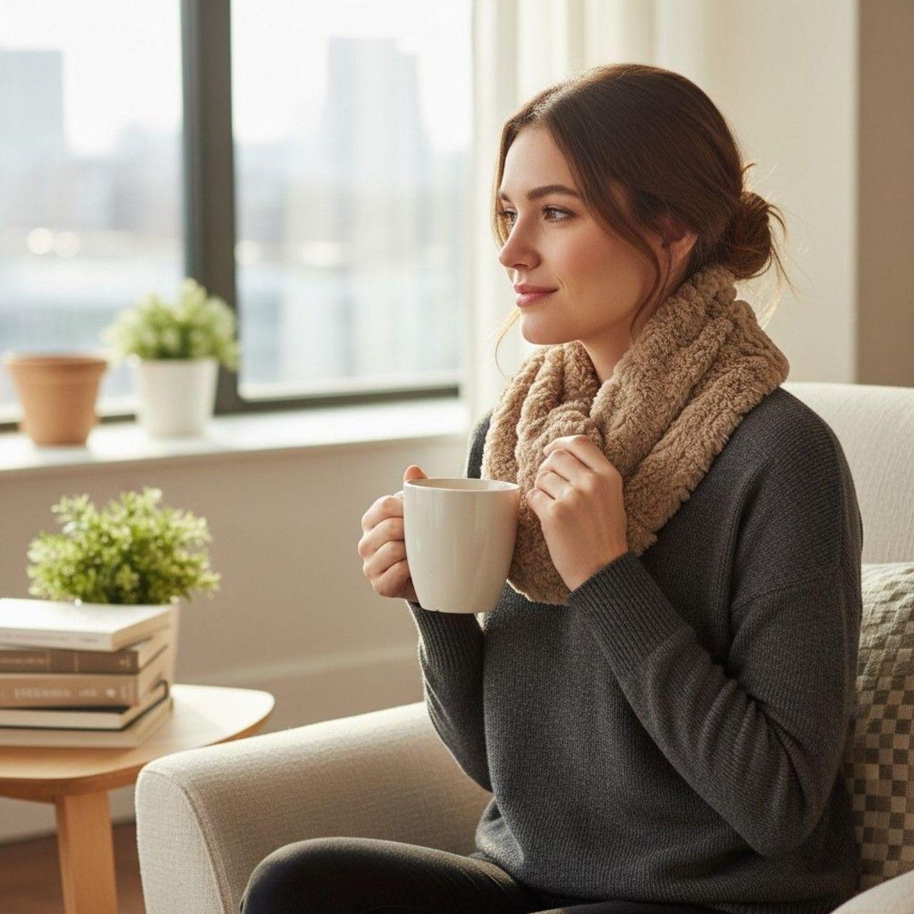 Source Unknown Women's Scarf - Tan – Plush Infini… - image 1