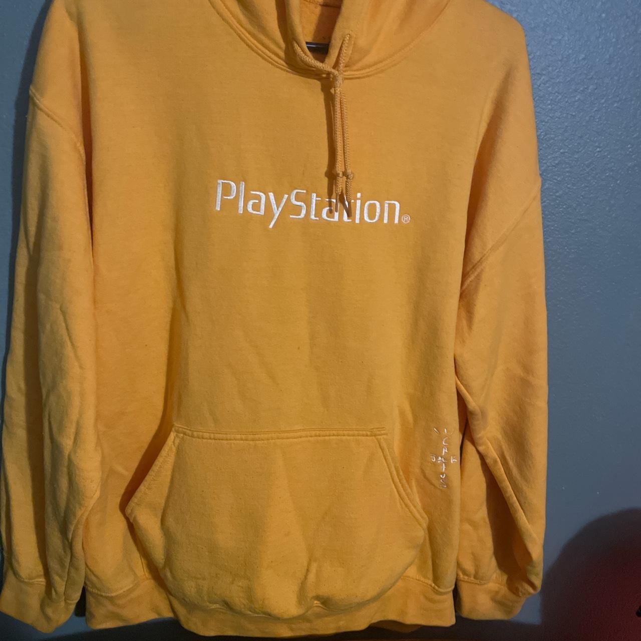 Yellow store playstation hoodie