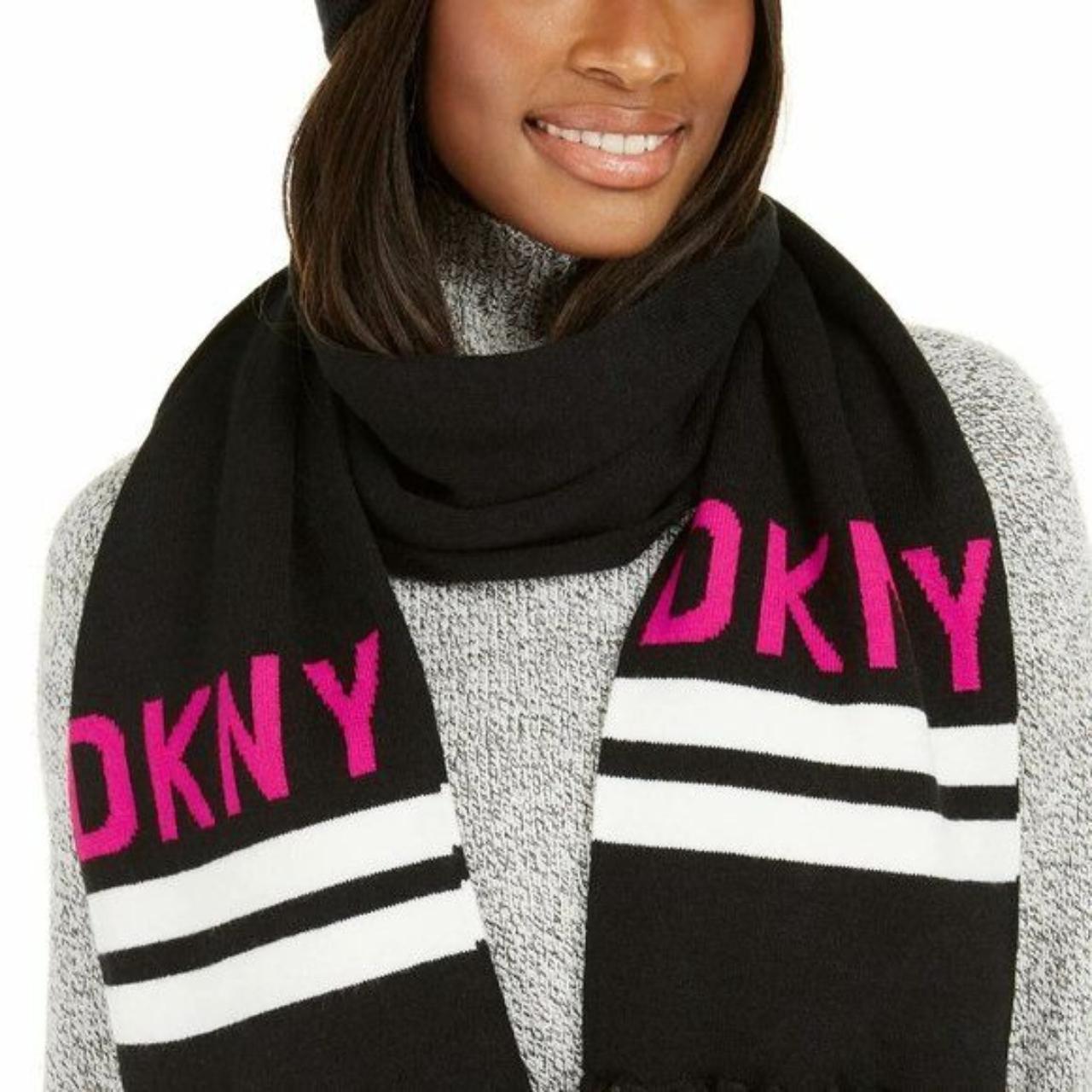 Dkny pink hot sale scarf