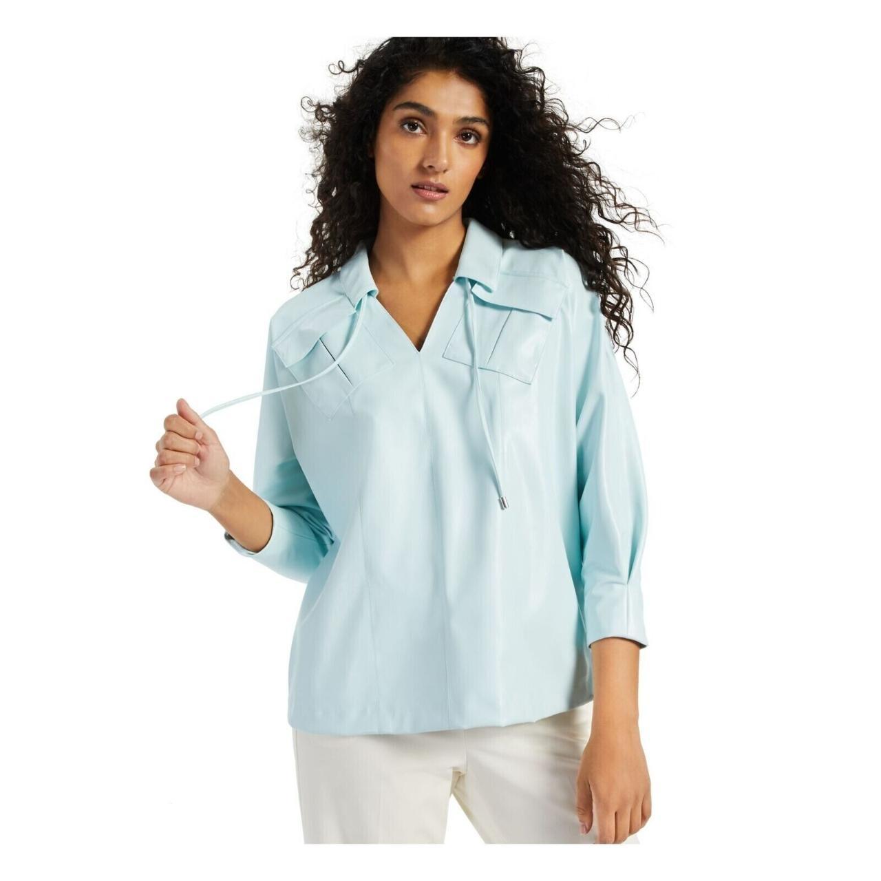 Alfani Womens Pocketed 3/4 Sleeve,