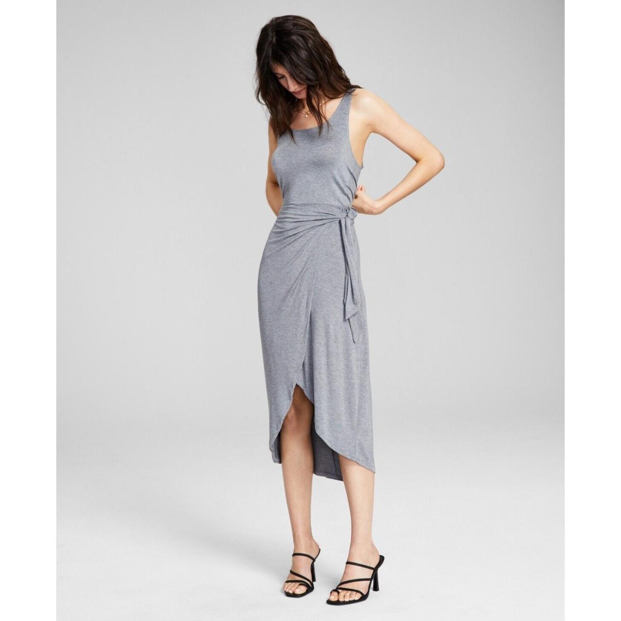 Knotted tulip best sale hem midi dress