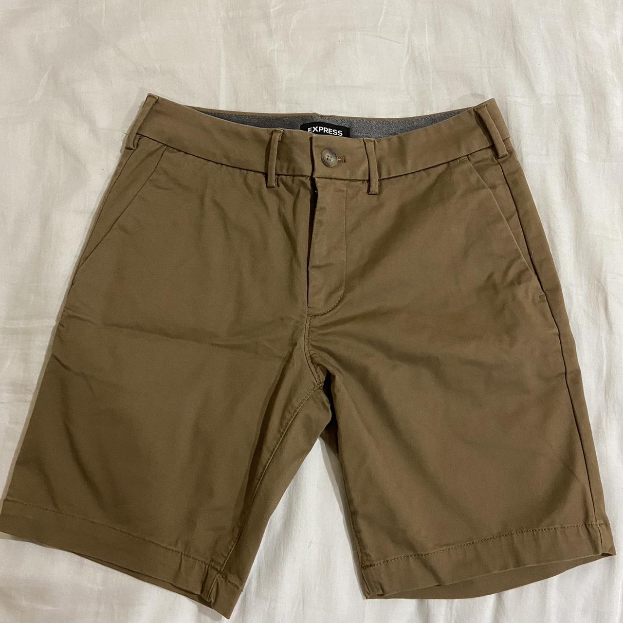 Express Men's Brown Shorts Depop