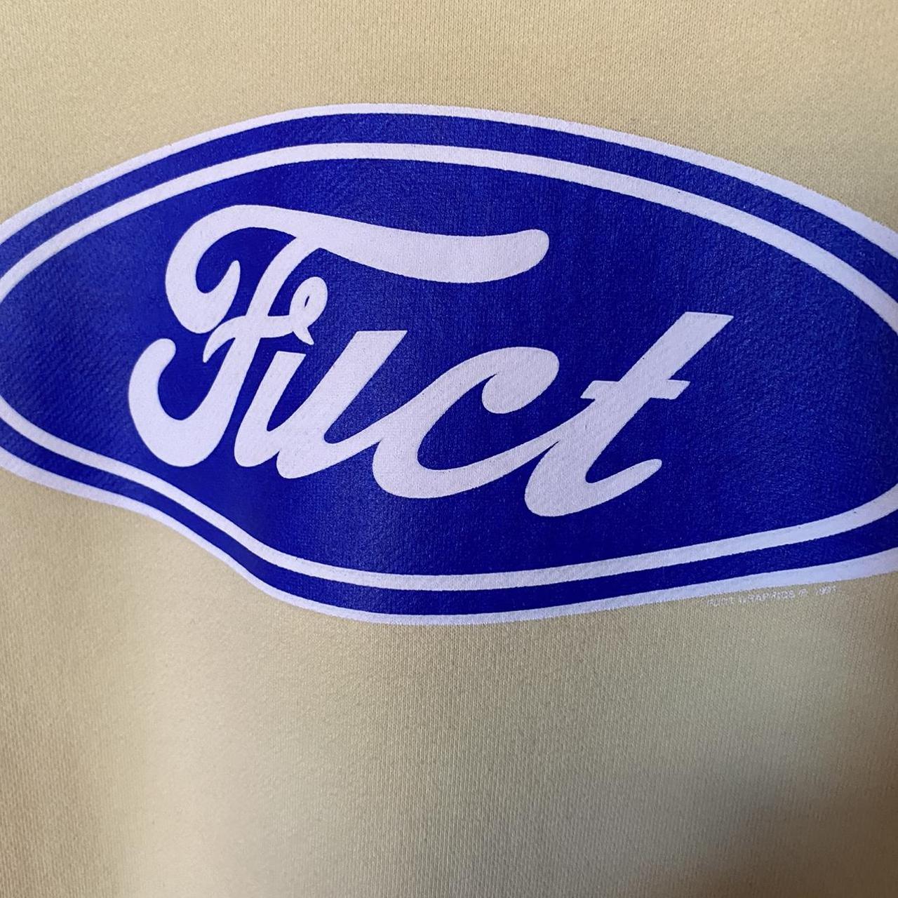 FUCT OVAL PARODY HOODIE FORD LOGO USED/EXCELLENT | Depop