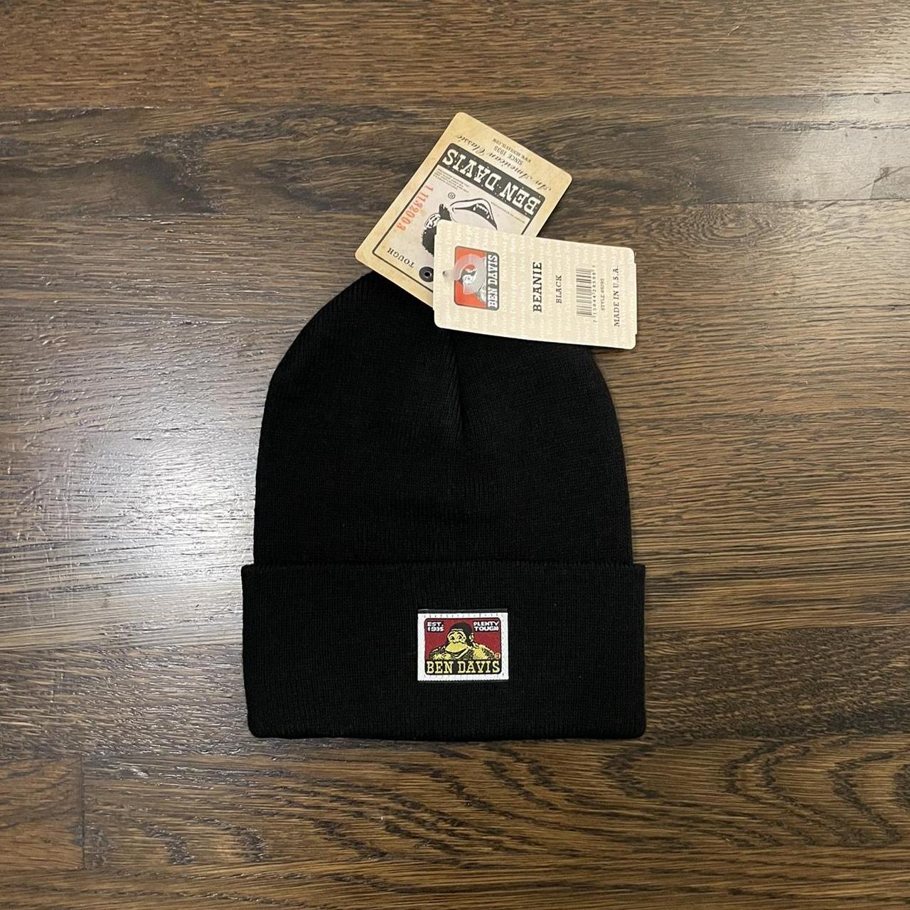 Black Ben Davis beanie • style #9295 • one... - Depop