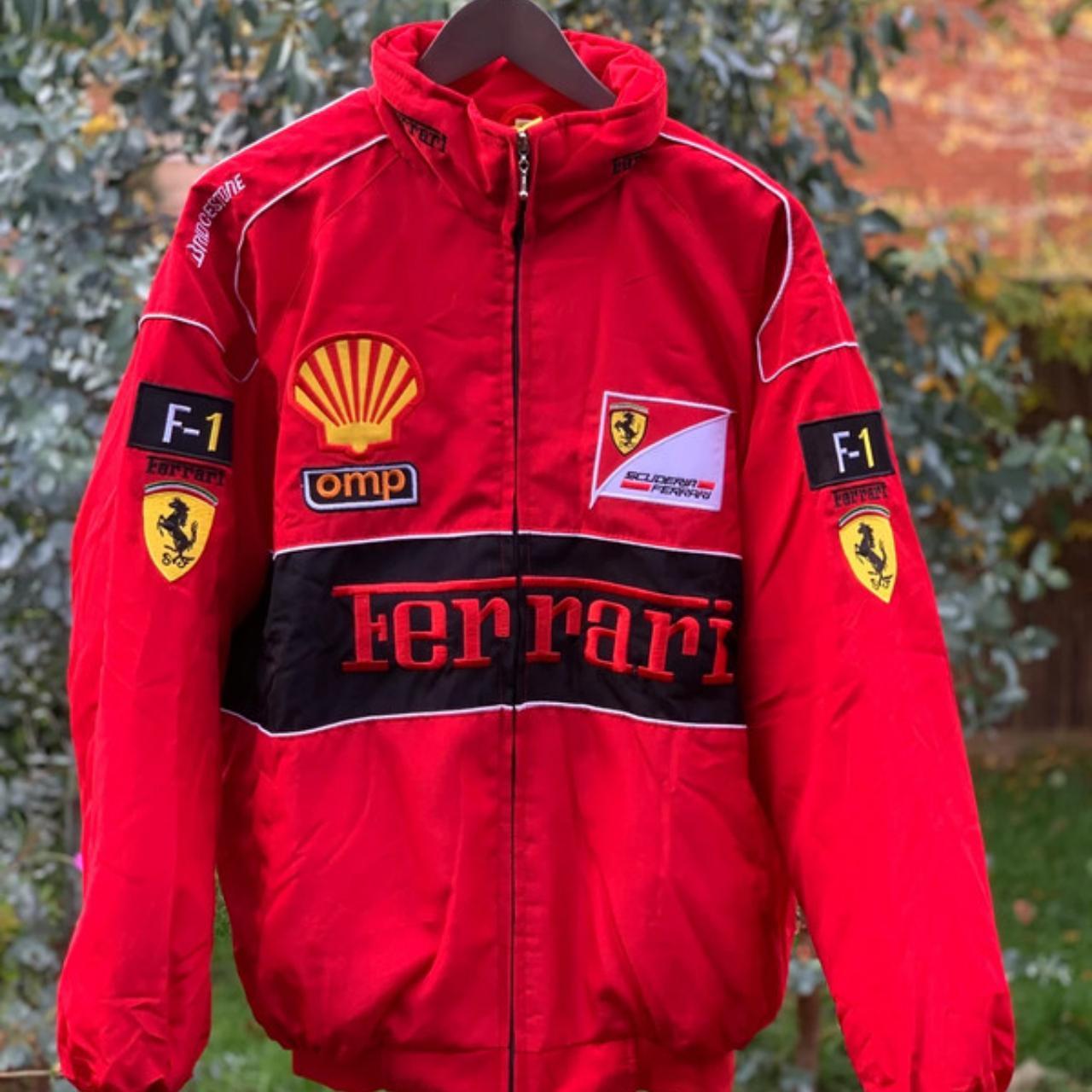 Ferrari Men's Red Jacket | Depop