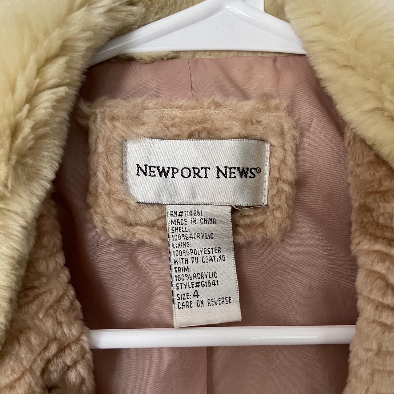 vintage pink fur coat newport news size 4 Depop