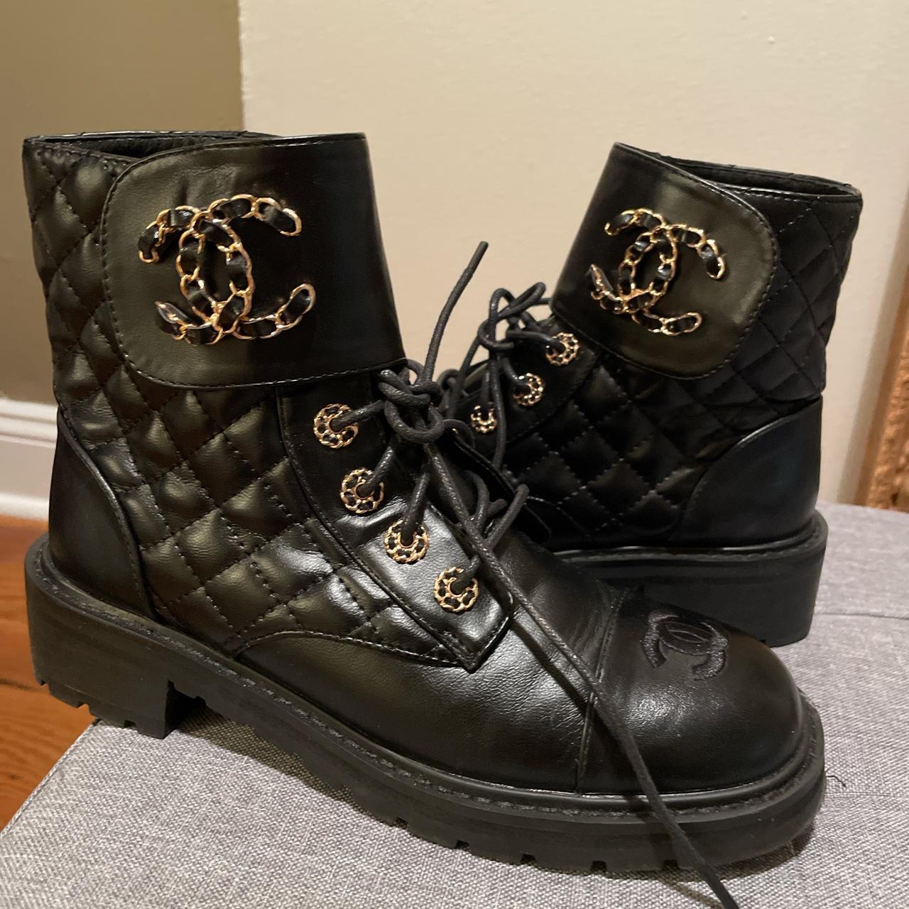 saks chanel boots