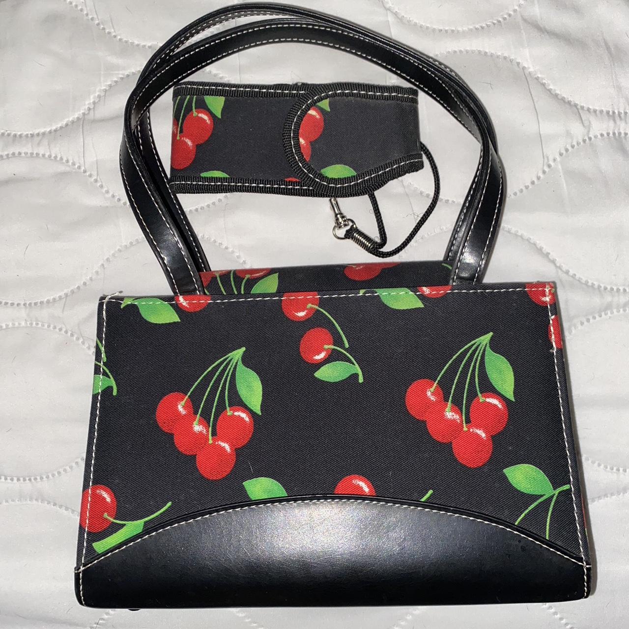 ★KIRSH★ Cherry Satin Hotfix Mini Handbag Black il_fullxfull.3710685020_7kf0.jpg