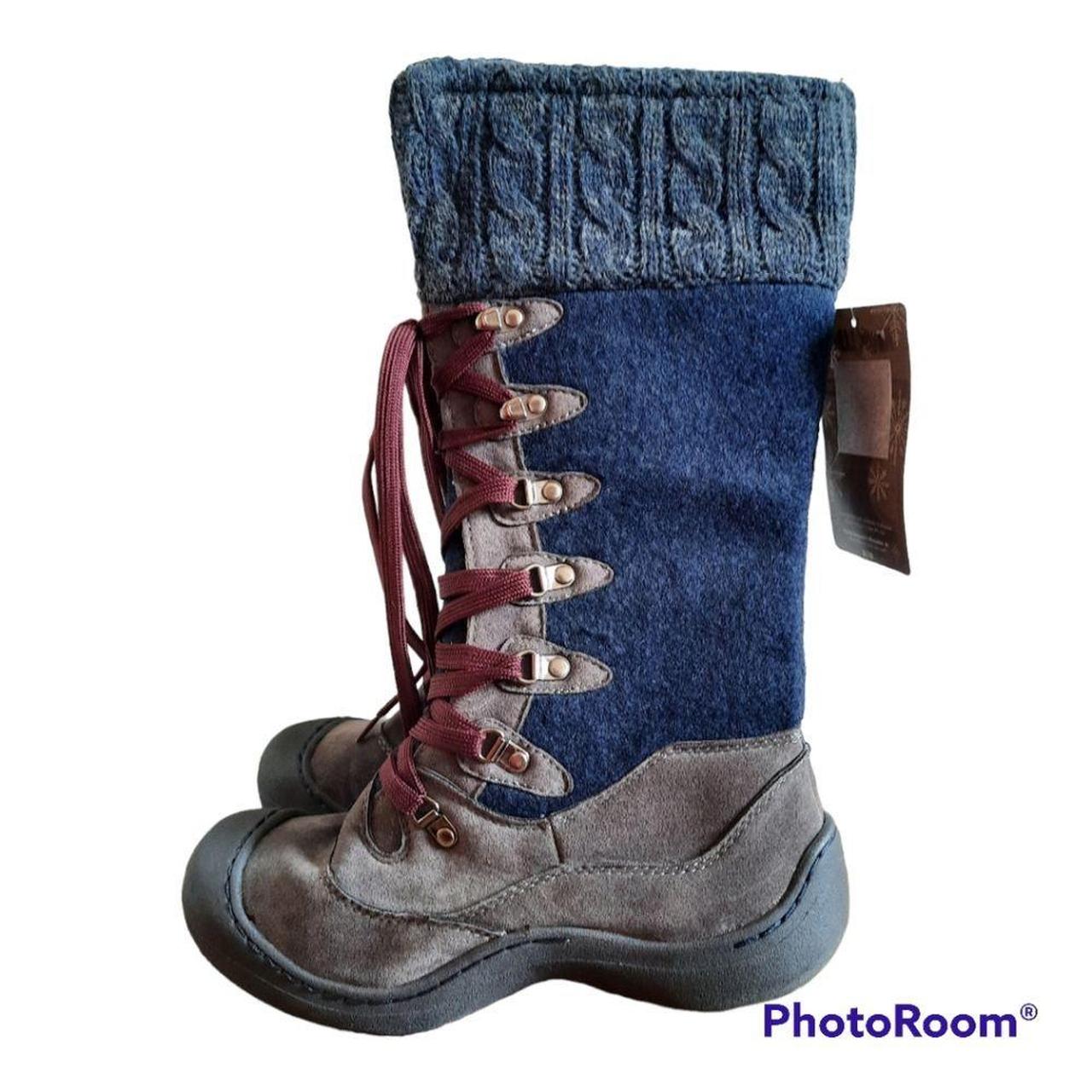Women's Blue Boots | Depop