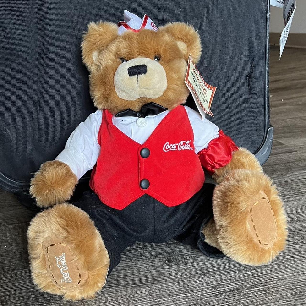 Coca cola soda fountain teddy bear online