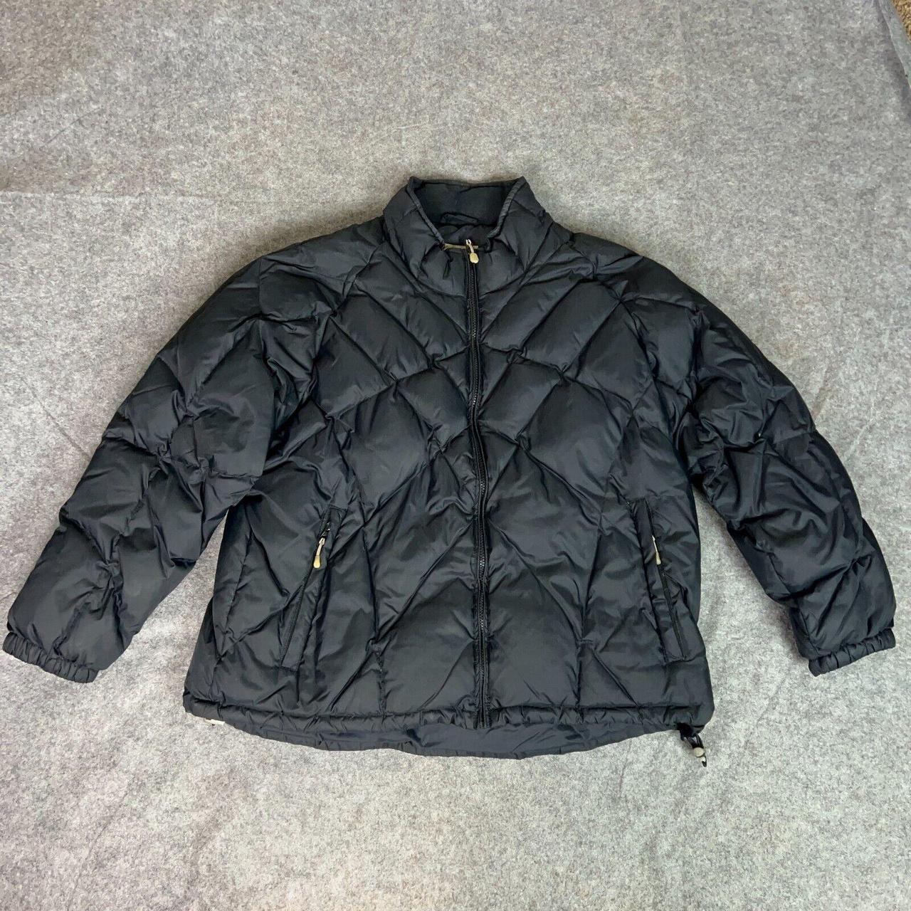 Cabelas Womens Jacket 2XL XXL Black Puffer Down. Depop