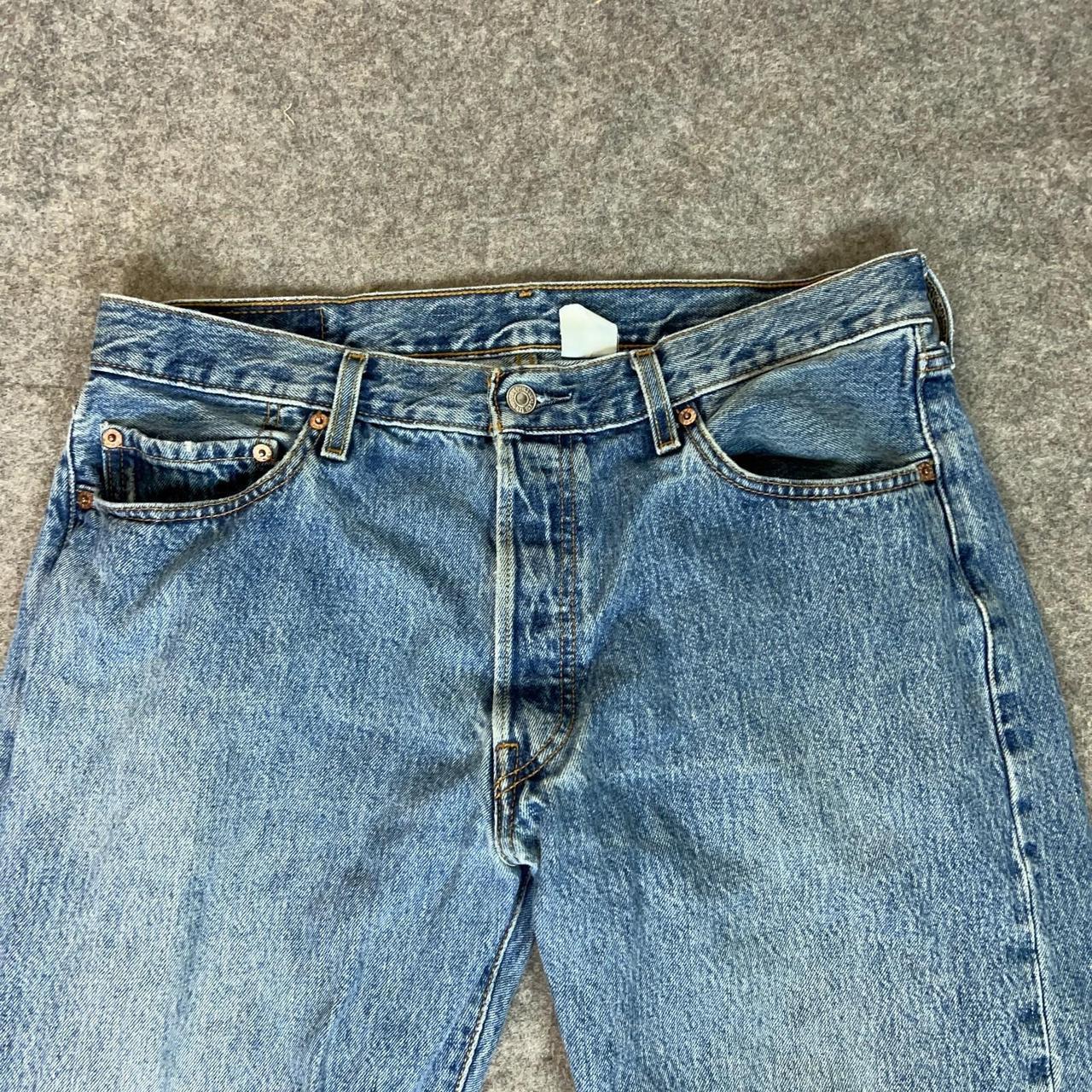 Levi's Men's Jeans - Blue - 36" – Vintage Levis 5… - image 2
