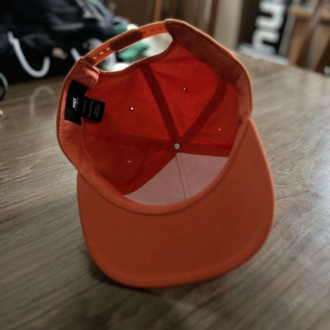 Obey Men's Orange Hat (3)