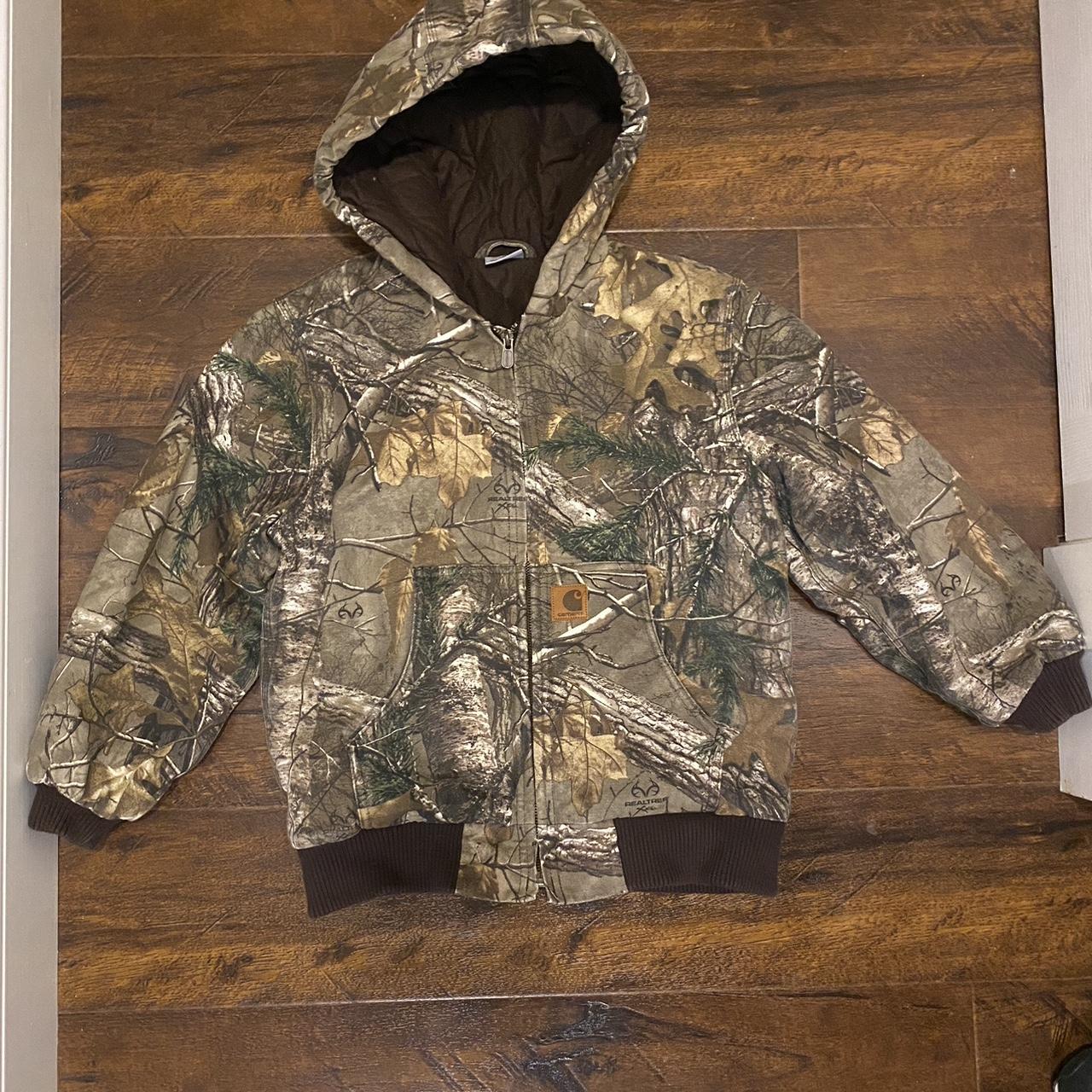 Carhartt camo jacket on sale youth